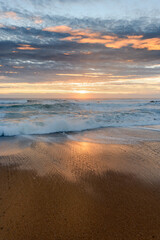 Sandy beach on the Atlantic coast near Les Sables d'Olonne.