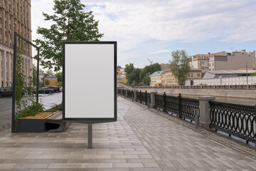 Street poster billboard mock up