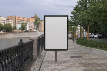 Street poster billboard mock up