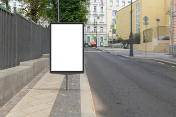 Street poster billboard mock up