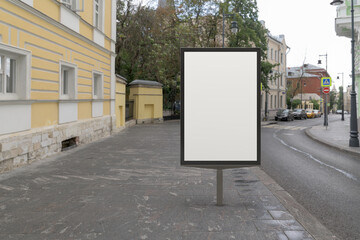 Street poster billboard mock up