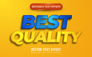 Best quality editable text effect