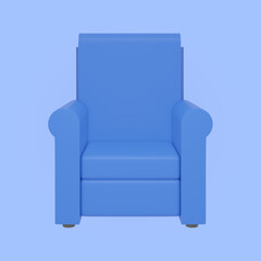 sofa furniture 3d rendering illustration