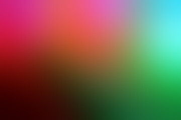 Blurred color gradient background. Mesh color, yellow, red, and green.