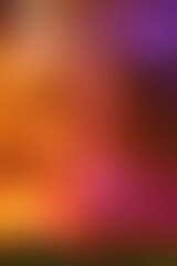 Blurred color gradient background. Mesh color in orange, purple, red.