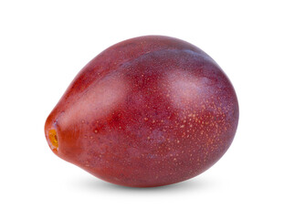 Plums plum prunes  fruit isolated on a white
