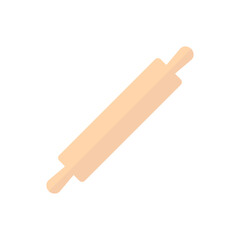 Rolling pin icon vector flat style