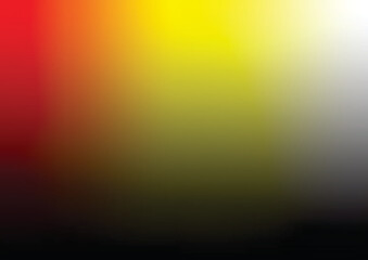 Obraz premium Abstract blurry red, yellow, white and black gradient color mesh.