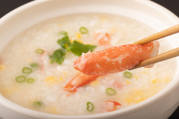 カニ雑炊(ずわい蟹)