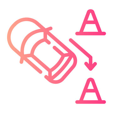 parking gradient icon
