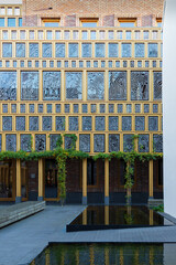 City hall of Deventer with 2,264 fingerprints of residents of Deventer.