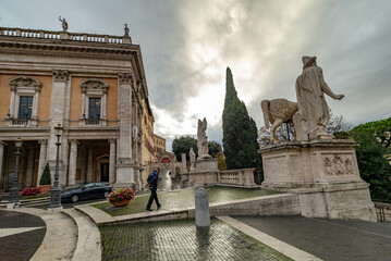 Ciudad europea de Roma en Italia cuna de la civilización	