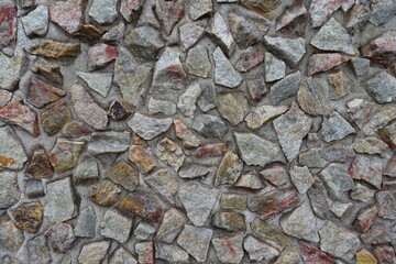 Background - texture of colorful gravel pebble dash