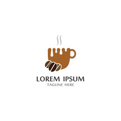 coffee bean icon vector
