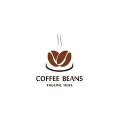 coffee bean icon vector