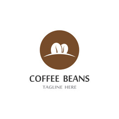 coffee bean icon vector