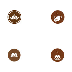 coffee bean icon vector