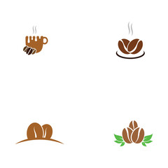 coffee bean icon vector