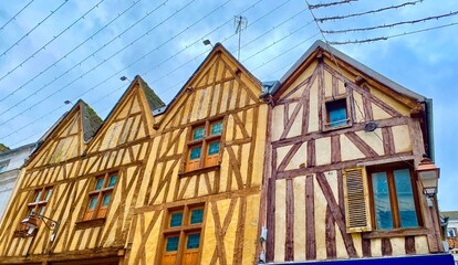 old house in the town of Auxerre