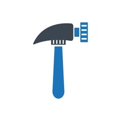 Construction hammer icon