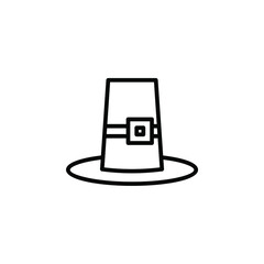 Hat Line Icon, Vector, Illustration, Logo Template. Suitable For Many Purposes.