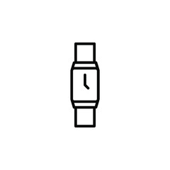 Watch Line Icon, Vector, Illustration, Logo Template. Suitable For Many Purposes.