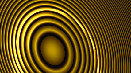 Elegant abstract wave for art projects, cards, business, posters. 3D illustration, computer-generated fractal