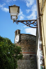 Tower of the castle of Riomaggiore, Cinque Terre, Italy