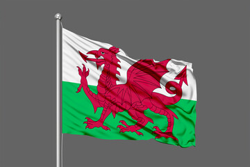 Wales Waving Flag 
