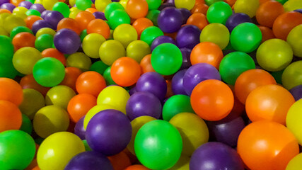 Multicolored Balls Children Playground