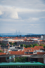 Copenhagen bridge and cityscape