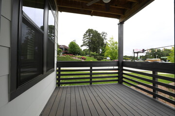 Fototapeta premium Balcony overlooking road