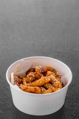 Fried Teokbokki Korea street food
