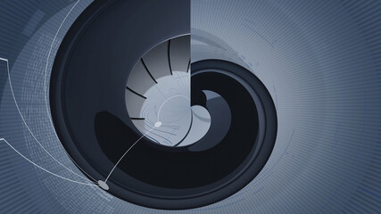 abstract background with circles