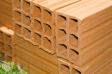 Brick for use in construction of houses and buildings