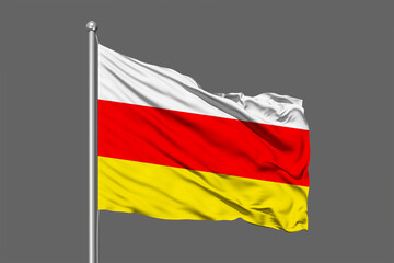 South Ossetia Waving Flag 