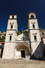 Fototapeta na wymiar Cathedral of Saint Tryphon, Kotor, Montenegro