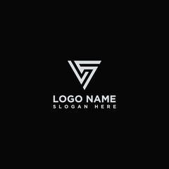 L S TRIANGLE LOGO DESIGN