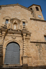 Fototapeta premium Church Facade in Beceite, Aragon