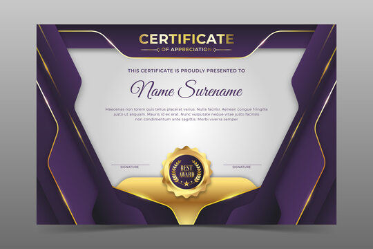 Elegant Robot or gamer Contest Participation Certificate Template