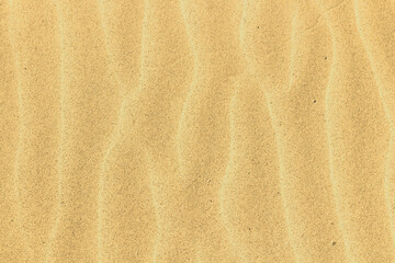 Fototapeta na wymiar Sandy surface with dunes dunes on the beach uniform background.