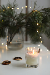  Christmas decorations and New Year holiday background.