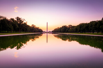 Washington DC at the iconic Washington Monument.