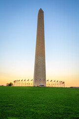 Fototapeta na wymiar Washington DC showcasing the Washington Monument.
