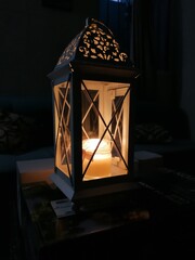 Fototapeta na wymiar lantern in the dark