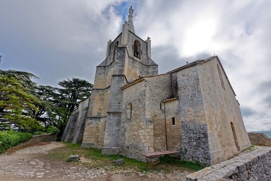 La vieille église de Bonnieux, Vaucluse, Luberon, Provence-Alpes-Côte d'Azur, France