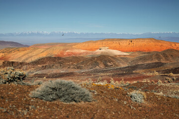 Red Desert Mountains beautiful landscape