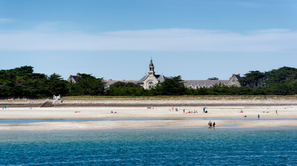 Pen-Bron peninsula in Loire-Atlantique coast