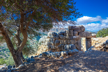 Ruins of the ancient Minoan settlement Lato, Crete, Greece © gatsi
