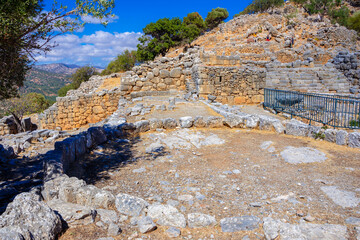 Ruins of the ancient Minoan settlement Lato, Crete, Greece © gatsi